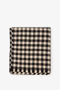 Cortefiel Bufanda cuadros Estampado blanco New