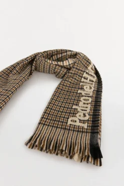 Pedro del Hierro Bufanda cuadros de paño Gris Discount