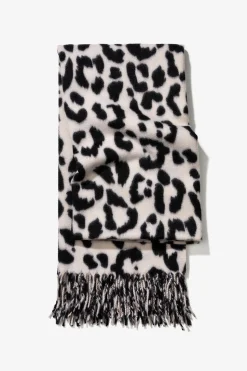 Vilanova Bufanda Estampado Leopardo Beige