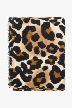 Cortefiel Bufanda leopardo Estampado marr&oacute;n Online