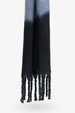 Vilanova Bufanda Manta Cepillada Tricolor Azul Clearance