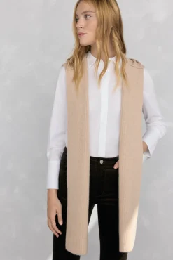 Pedro del Hierro Bufanda punto canalé Beige Best
