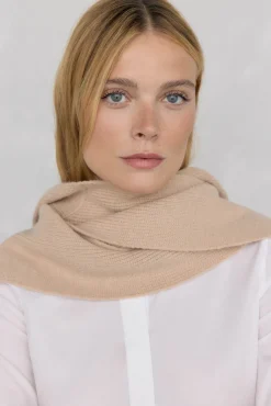 Pedro del Hierro Bufanda punto canalé Beige Best