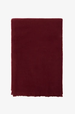 Cortefiel Bufanda punto lisa básica Granate Sale