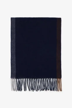 Cortefiel Bufanda tela Azul marino Clearance