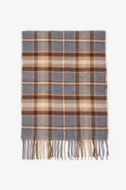 Cortefiel Bufanda tela Gris oscuro Sale