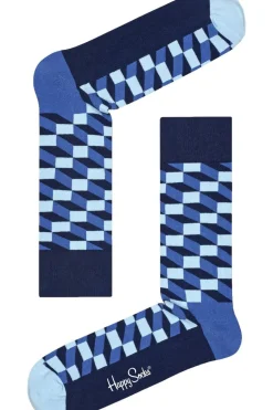 Happy Socks Calcetin Geometrico azul Online
