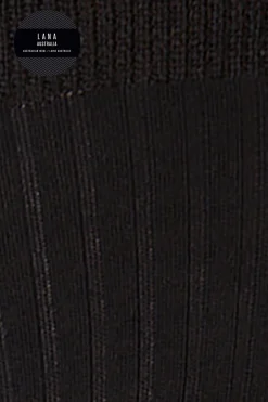 Punto Blanco Calcetines altos de lana negro Outlet