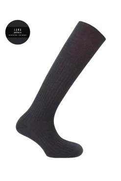 Punto Blanco Calcetines altos de lana azul Online