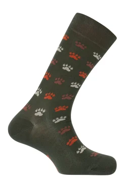 Punto Blanco Calcetines cortos algodón de Huellas verde Outlet