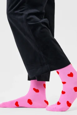 Happy Socks Calcetines unisex Heart rosa New