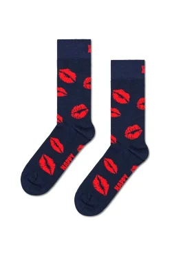 Happy Socks Calcetín Besos azul Clearance