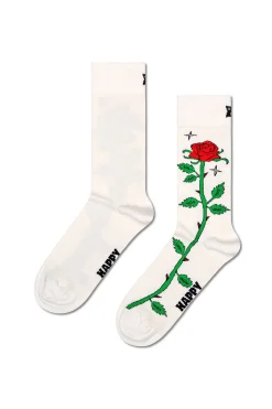 Happy Socks Calcetín con rosa blanco