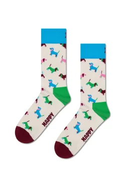 Happy Socks Calcetín de perritos blanco Discount