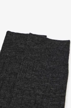 Cortefiel Calcetín lana liso Gris oscuro