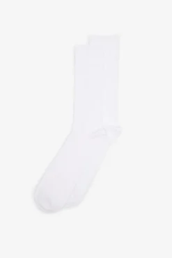 Cortefiel Calcetín liso con coolmax Blanco Sale