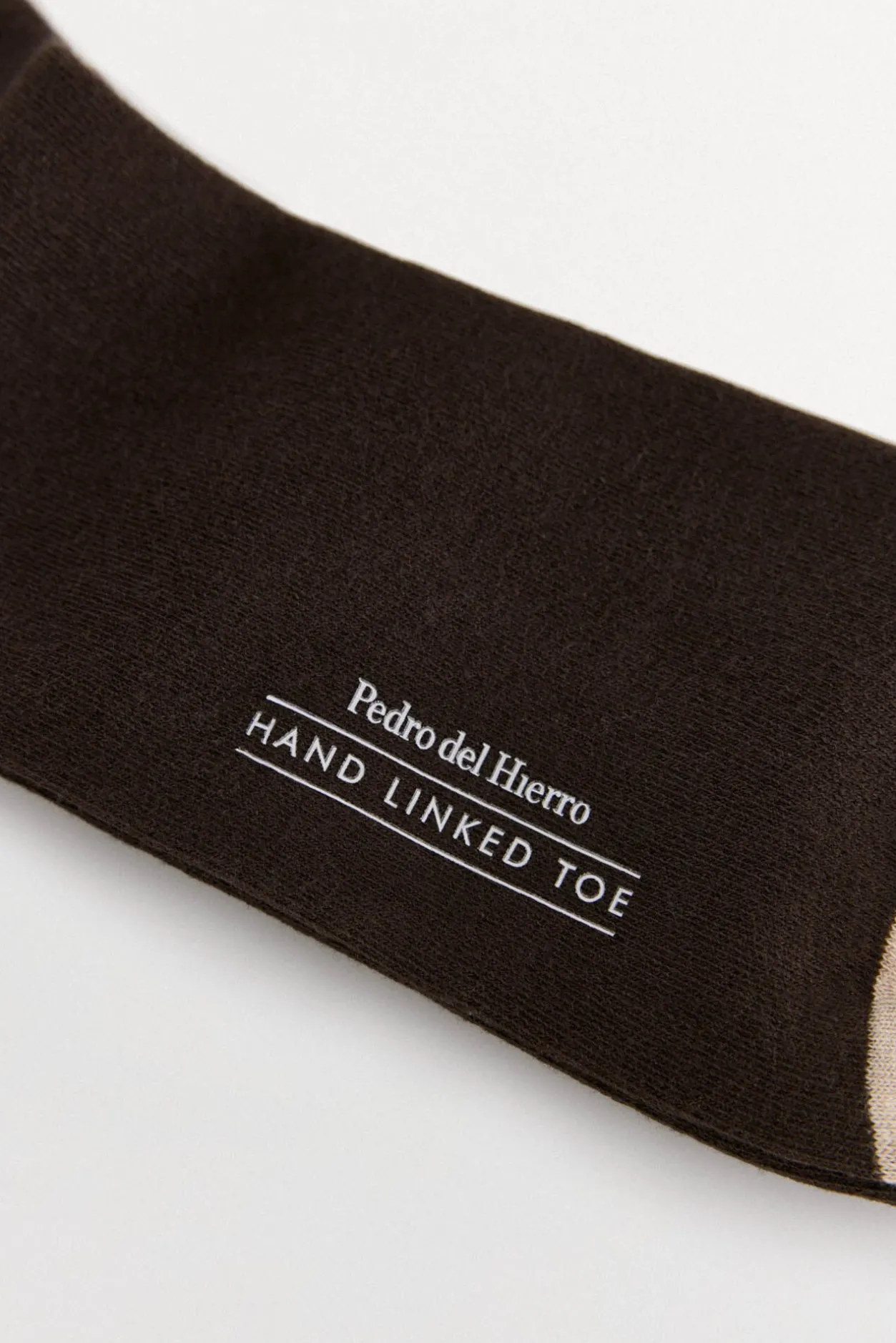 Pedro del Hierro Calcetín liso sport Marrón New