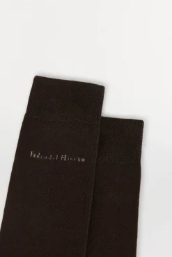 Pedro del Hierro Calcetín liso sport Marrón New