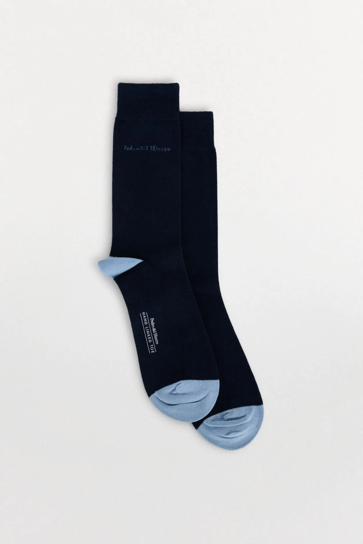 Pedro del Hierro Calcetín liso sport Azul New