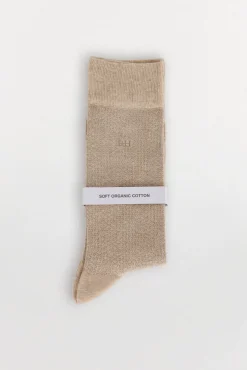 Pedro del Hierro Calcetín liso sport Marr&oacute;n New