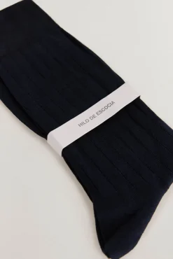 Pedro del Hierro Calcetín liso vestir Azul Online