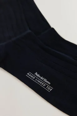 Pedro del Hierro Calcetín liso vestir Azul Online