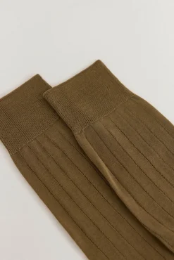 Pedro del Hierro Calcetín liso vestir Marr&oacute;n Outlet