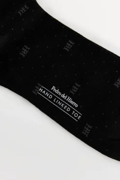 Pedro del Hierro Calcetín logos sport Negro Sale