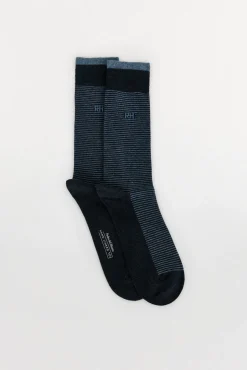 Pedro del Hierro Calcetín rayas sport Azul Online