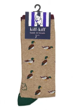 Kiff-Kiff Calcetín Regular Algodón Caballero beige Best