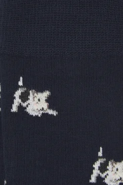 Kiff-Kiff Calcetín Regular Algodón Caballero azul Clearance