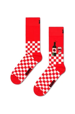 Happy Socks Calcetín Vino y Cena rojo Outlet