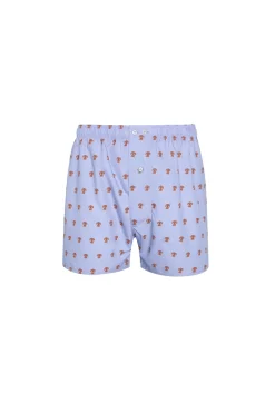 Kiff-Kiff Calzoncillo Popelín Caballero Estampado azul Clearance