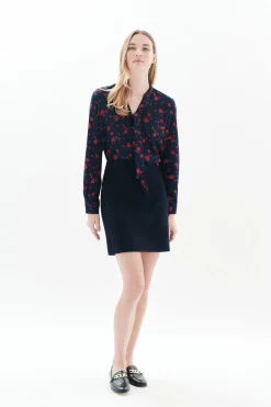 Caroll Camisa 100% viscosa Negro Outlet