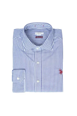Us Polo Camisa a rayas Ivor Estampado azul
