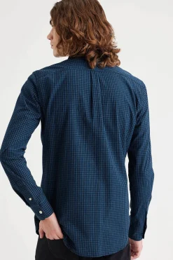 Dockers Camisa abotonada slim fit Icon Azul marino Outlet