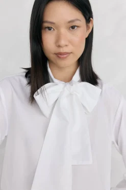 Pedro del Hierro Camisa amplia lazada Blanco Best