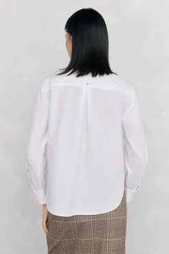 Pedro del Hierro Camisa amplia lazada Blanco Best