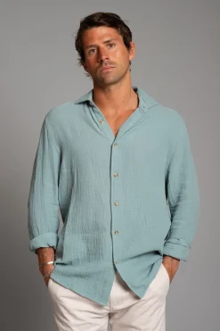 Cloking Camisa Bambula Turquesa