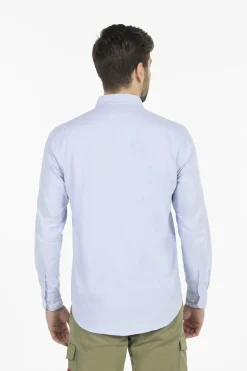 elPulpo Camisa basic pintpoint Azul Online