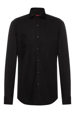 HUGO Camisa básica Negro Outlet