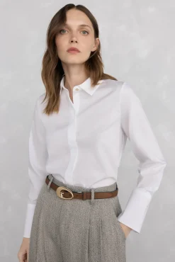 Pedro del Hierro Camisa básica easy iron Blanco Discount