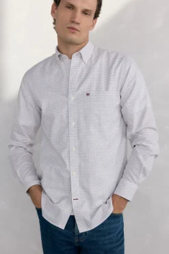 Pedro del Hierro Camisa casual Burdeos New