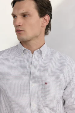Pedro del Hierro Camisa casual Burdeos New