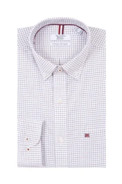 Pedro del Hierro Camisa casual Burdeos New