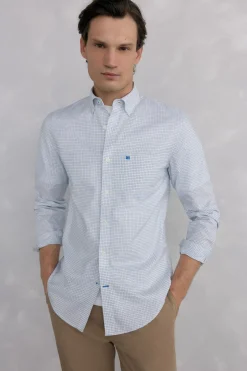 Pedro del Hierro Camisa casual Azul Outlet