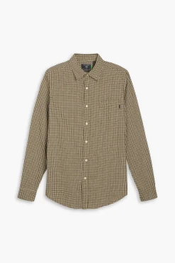 Dockers Camisa con botones Slim Fit Icon para hombre Marr&oacute;n Best