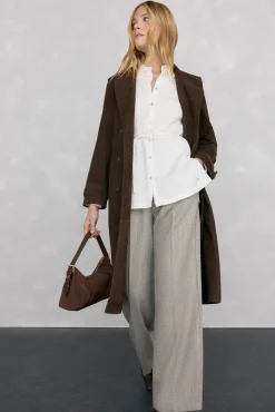 Pedro del Hierro Camisa con cuello de textura Blanco New