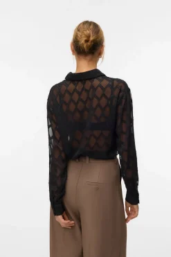 Vero Moda Camisa con estructura Negro New
