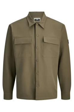 Jack & Jones Camisa corte clásico marr&oacute;n Hot